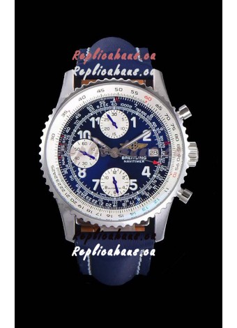 Breitling Navitimer Chronograph 41MM Swiss Replica Watch Blue Dial in 904L Steel Casing