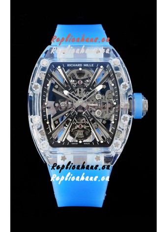 Richard Mille RM12-01 Sapphire Casing with Genuine Tourbillon Movement 1:1 Ultimate Replica
