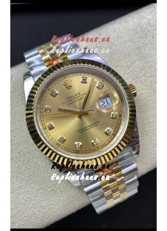 Rolex Datejust 126333 41MM ETA 3235 Swiss 1:1 Mirror Replica Watch in Yellow Gold 904L Steel - 1:1 Mirror