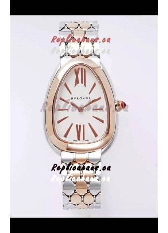 Bvlgari Serpenti Seduttori Edition in Two Tone Rose Gold Casing Super Clone Watch