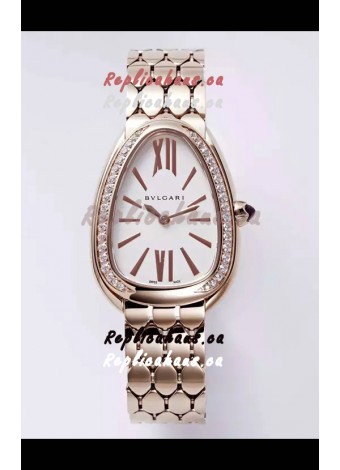 Bvlgari Serpenti Seduttori Edition in Rose Gold Casing Super Clone Watch