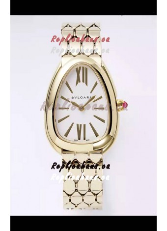 Bvlgari Serpenti Seduttori Edition in Yellow Gold Casing Super Clone Watch