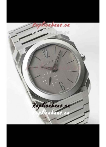 Bvlgari Octo Finissmo Brushed Steel Casing Super Clone Replica Watch