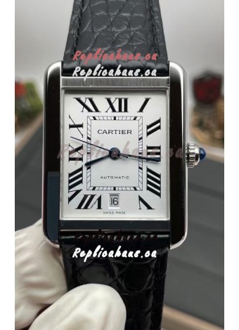 Cartier Tank Solo Swiss Automatic Watch in Stainless Steel Casing 31MM Wide - Superlone Edition