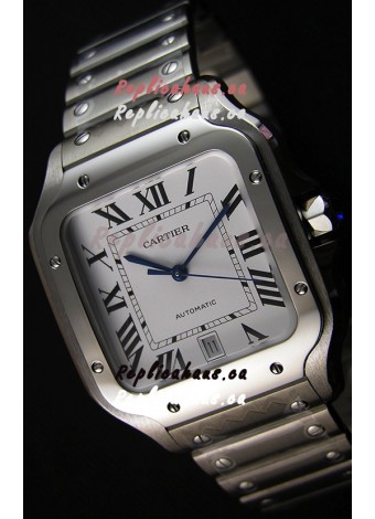 Cartier Santos De Cartier 1:1 Mirror Replica - 40MM Stainless Steel Watch 