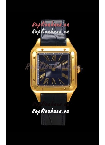 Cartier Santos Dumont 31.4MM Super Clone Edition Watch in Gold Casing