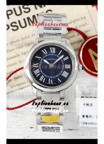 Cartier Ronde Must 29MM Swiss Quartz Blue Dial 1:1 Mirror Swiss Replica Watch 