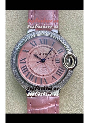 Ballon De Cartier Swiss Automatic 1:1 Mirror Quality 33MM in Steel Casing