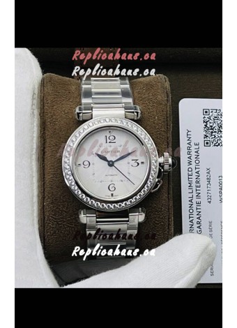 Pasha De Cartier Swiss Automatic 1:1 Mirror Quality 35MM Replica Watch 