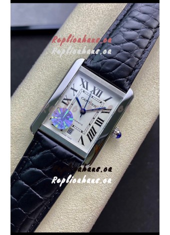 Cartier Tank Solo Swiss Automatic Watch in Steel Casing - 31MM Wide - 1:1 Mirror Replica