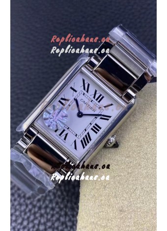 Cartier Tank Solo Swiss Quartz Watch in Stainless Steel Casing - 25.5MM Wide 1:1 Mirror Replica