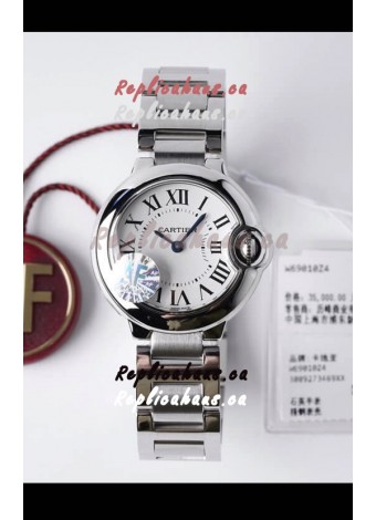 Ballon De Cartier Swiss Quartz 1:1 Mirror Quality 28MM in Steel Casing