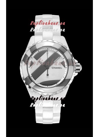 Chanel J12 Untitled White Ceramic Casing Watch 1:1 Mirror Replica Watch - 38MM Automatic Movement