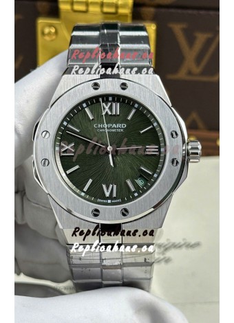 Chopard Alpine Eagle Stainless Steel Green Dial Super Clone Replica Watch 