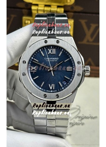 Chopard Alpine Eagle Stainless Steel Blue Dial Super Clone Replica Watch 