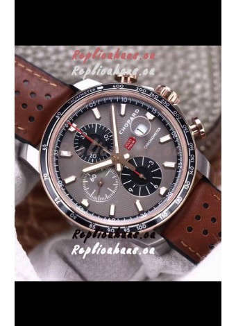 Chopard Classic Racing Chronograph 1:1 Mirror Replica Watch in Steel Casing - Grey Dial 