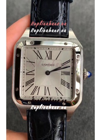 Cartier Santos Dumont 1:1 Mirror Swiss Replica Watch in Steel Casing 38MM