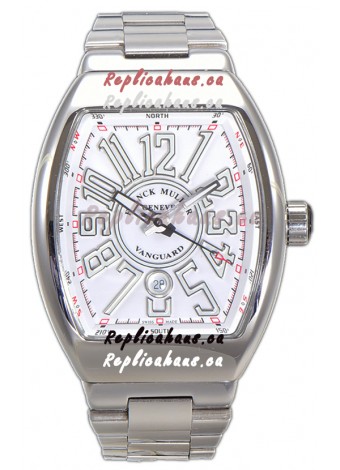 Franck Muller Vanguard Yachting V45 Stainless Steel Casing Swiss Replica Watch 