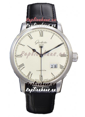 Glashütte Senator Excellence Panorama Date Stainless Steel 1:1 Mirror Replica Watch 