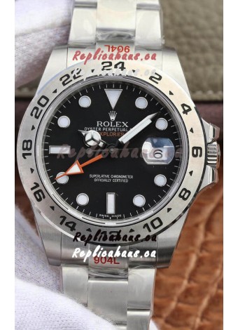 Rolex Explorer M216570-001 1:1 Mirror Replica Watch - Black Dial in 904L Steel 42MM