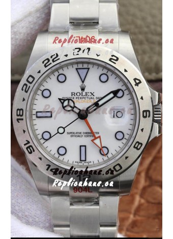 Rolex Explorer M216570-001 1:1 Mirror Replica Watch - White Dial in 904L Steel 42MM
