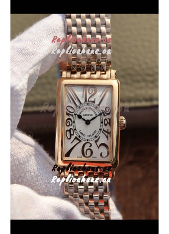 Franck Muller Long Island Pink Gold Swiss Watch in Swiss Quartz Movement