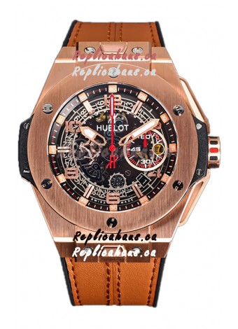 Hublot Big Bang F1 "King Gold" Edition Chronograph Rose Gold Swiss Replica Watch 