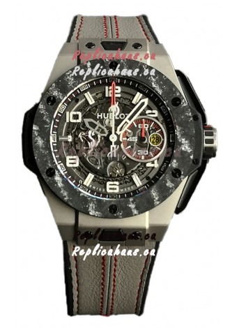 Hublot Big Bang F1 "Titanium Carbon" Casing Chronograph Swiss Replica Watch 