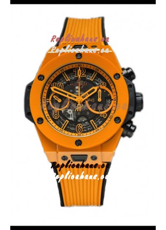 Hublot Spirit of Bang Orange Magic Edition Watch in Ceramic Casing - 42MM Swiss Replica