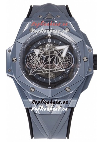 Hublot Big Bang UNICO Sang Bleu II Grey Ceramic 1:1 Mirror Quality Swiss Replica Watch