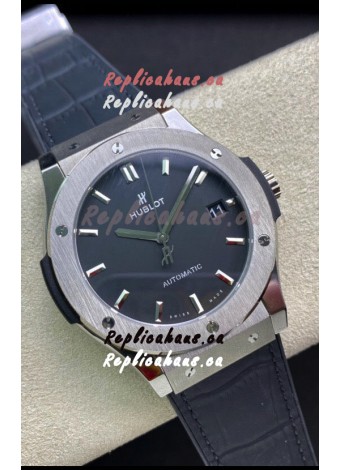 Hublot Classic Fusion 1:1 Mirror Replica Swiss Watch in 904L Steel Casing Grey Dial 42MM