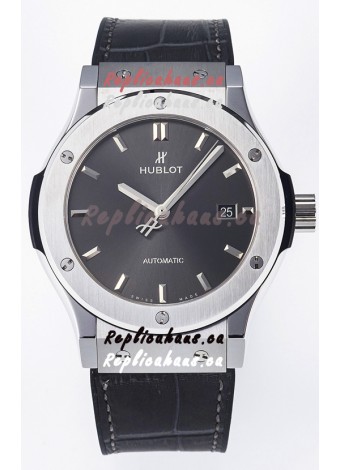 Hublot Super Clone Classic Fusion Titanium 42MM 1:1 Mirror Replica Watch Grey Dial
