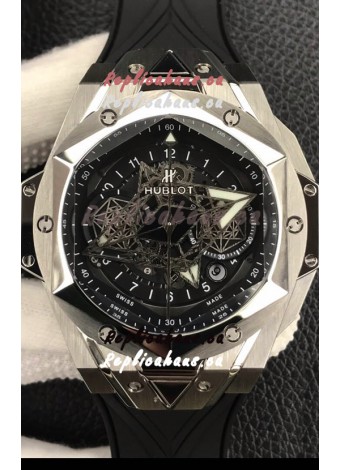 Hublot Big Bang Sang Bleu II 45MM 1:1 Mirror Replica Stainless Steel Watch