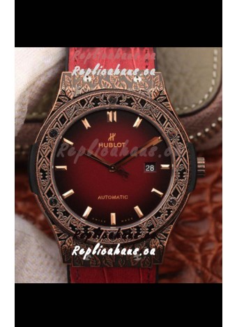 Hublot Classic Fusion Fuente Limited Edition Bronze 45MM Swiss Replica Watch 