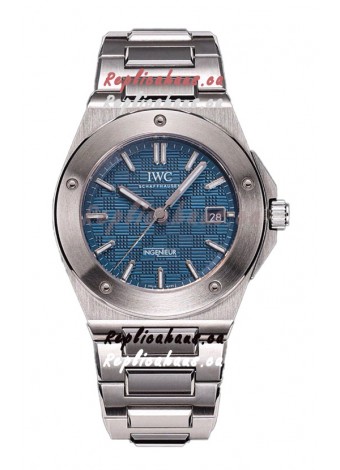 IWC Ingenieur IW3289 Blue Dial 1:1 Mirror Swiss Replica Watch 40MM