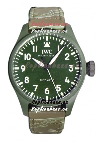 IWC Big Pilot's Top Gun Woodland Edition 43MM Ceramic Casing Swiss Replica Watch 