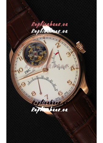 IWC Portugieser Tourbillon Mystere Retrograde IW504402 Pink Gold UPDATED 2019 Version 