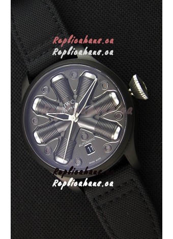 IWC Pilot Top Gun Concept Edition Replica Watch in PVD Coated Case 45.5MM