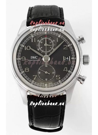 IWC Portugieser Chronograph Classic IW390404 Grey Dial Swiss Replica Watch