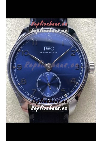 IWC Portugieser Super Clone Automatic 41 IW358305 Blue Dial in Steel Case