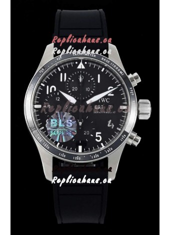 IWC Pilot's IW388305 Super Clone Chronograph 41 Mercedes-AMG Titanium Watch