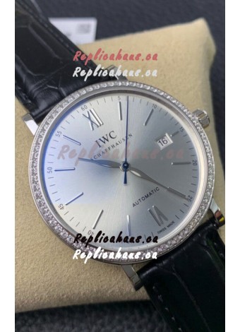 IWC Portofino Automatic 1:1 Mirror Quality Steel Dial 904L Steel Casing Swiss Replica Watch