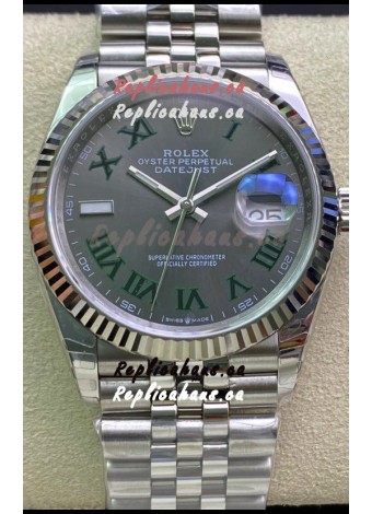 Rolex Datejust Wimbledon Cal.3235 Movement Swiss Watch - Ultimate 904L Steel 36MM