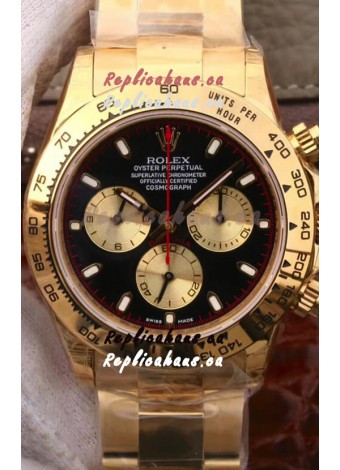 Rolex Cosmograph Daytona 116508 Yellow Gold Original Cal.4130 Movement - 904L Steel Watch