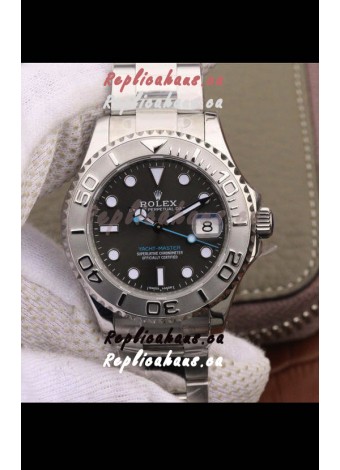 Rolex Yachtmaster Grey Dial 1:1 Swiss Replica Watch 37MM in 904L Steel Casing