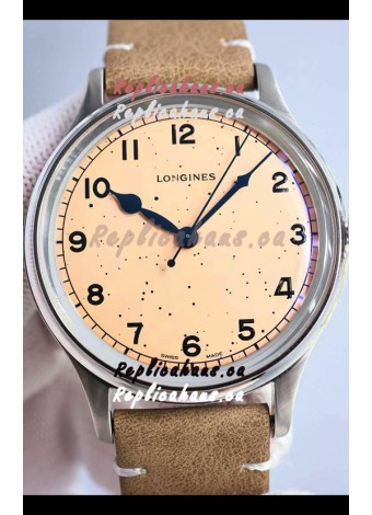 Longines Heritage Military Stainless Steel Watch in Swiss Automatic Movement 