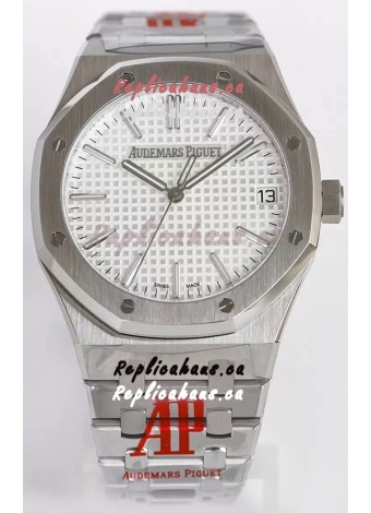 Audemars Piguet Royal Oak 15510 41MM White Dial 904L Steel CALIBRE 4302 Movement 1:1 Mirror Replica