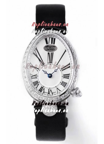 Breguet Reine De Naples Ladies Stainless Steel Swiss 1:1 Edition Replica Watch 