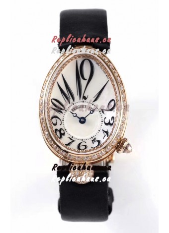 Breguet Reine De Naples Ladies Rose Gold Swiss 1:1 Edition Replica Watch 