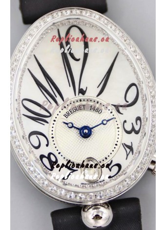 Breguet Reine De Naples Ladies Stainless Steel Swiss 1:1 Edition Replica Watch 